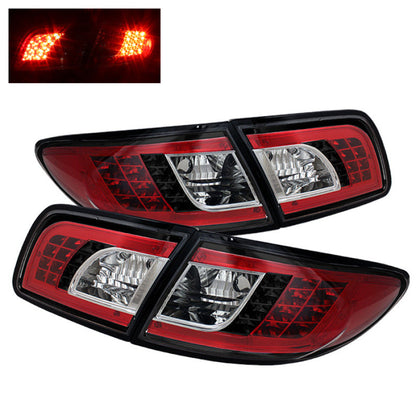 Spyder Mazda 6 03-08 4/5DR (Not fit Wagon)LED Tail Lights Black ALT-YD-M603-LED-BK 5006066