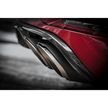 Akrapovic 2014 Porsche Macan Turbo (95B) Evolution Line Cat Back (Titanium) w/ Titanium Tips S-PO/TI/7H