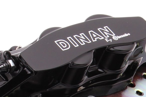 Dinan by Brembo Front Brake Set - 2015-2021 BMW M2/M3/M4 Front - 20" Wheels - Black Calipers - Drilled - F80/F82/F83/F87