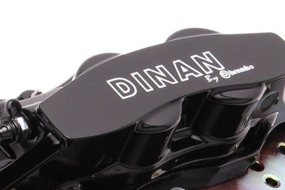 Dinan by Brembo Front Brake Set - 2015-2021 BMW M2/M3/M4 Front - 20" Wheels - Black Calipers - Drilled - F80/F82/F83/F87