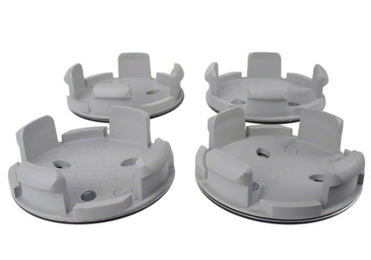 Ford Racing Ford Car Black & Chrome Wheel Center Cap Kit - Satin M-1096K-BCS