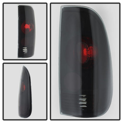 Spyder Ford F150 Styleside 97-03/F250/350/450/550 Euro Style Tail Lights Blk Smke ALT-YD-FF15097-BSM 5078162