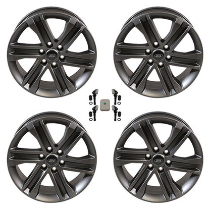Ford Racing 2024+ Ford F-150 20in x 8.5in Dark Alloy Wheel Kit M-1007K-S2085F15A