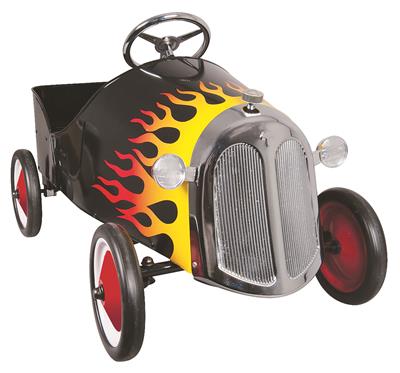 PEDAL CAR HOT ROD BLACK