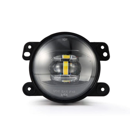 AlphaRex Universal Chrysler/Dodge/Hummer/Jeep DoubleTap Dual Color LED Proj Fog Lights - White/Amber 210004 *Discontinued