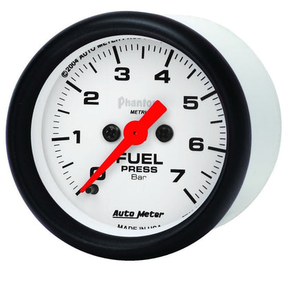 AutoMeter Gauge Fuel Pressure 2-1/16in. 7Bar Digital Stepper Motor Phantom 5763-M