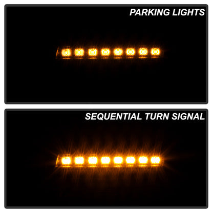 SPYDER 18-20 Jeep Wrangler Front Fender LED Lights - Black (CCL-YD-JW18-SEQ-BK) 5088543