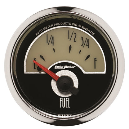 AutoMeter Gauge Fuel Level 2-1/16in. 73 Ohm(e) to 10 Ohm(f) Elec Cruiser 1115