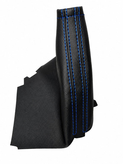 For SUBARU STI 2015-2021 Embroidered PU Leather Shift & Handbrake Boot Cover