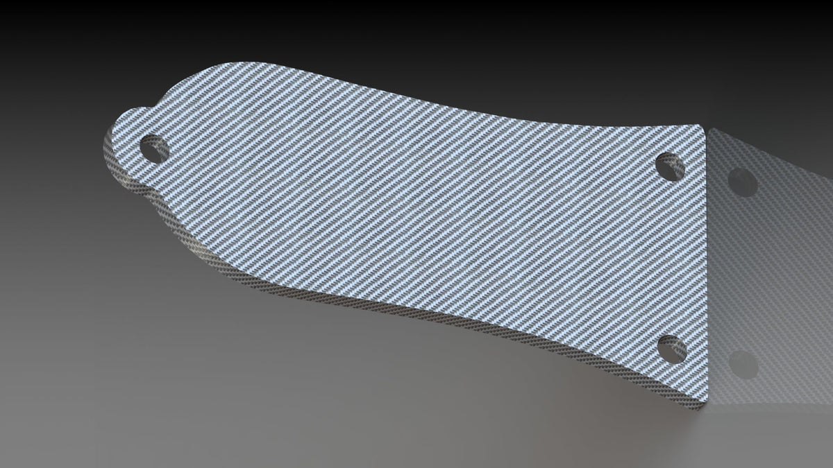 Blank 100% CARBON FIBER Guitar Truss Rod Cover 3 Hole Fits Epiphone Les Paul LP