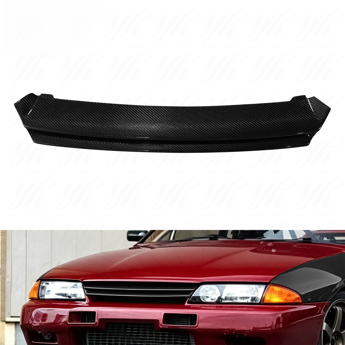 OEM Style Carbon Fiber Front Grille for Nissan Skyline R32 GTR GTS