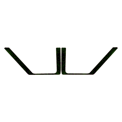 Topo Front Door Net Trim Overlay Kit (Printed Series) - 2021+ Bronco