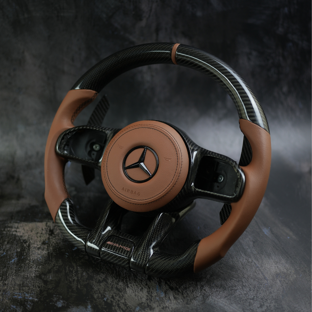 [Upgrade Conversion] Mercedes Benz 2018+ AMG Model Custom Steering Wheel by Exclusive Steering