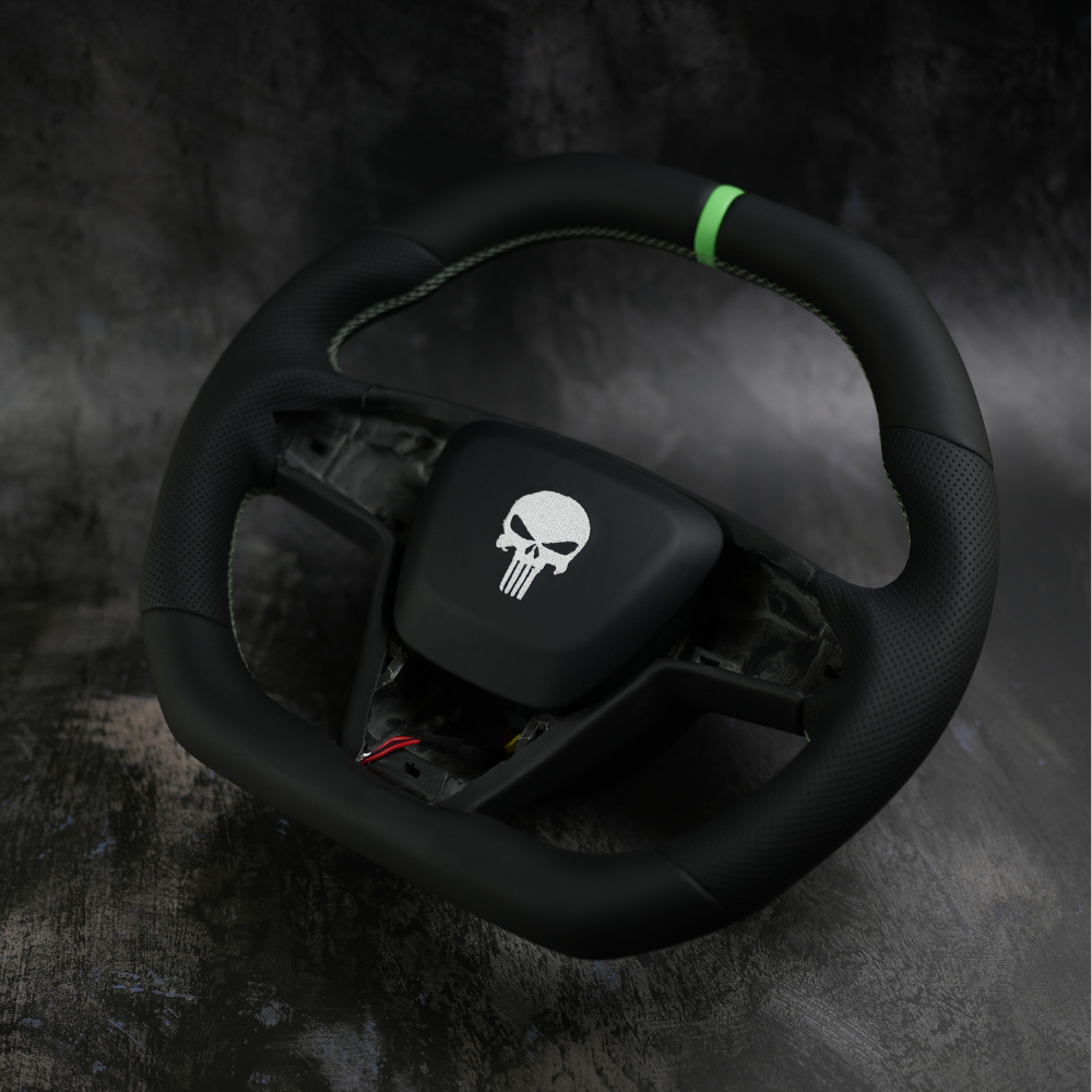 2021-2023 Tesla Model S / Model X / Plaid Yoke to Full-Wheel Conversion  Custom Steering Wheel by Exclusive Steering