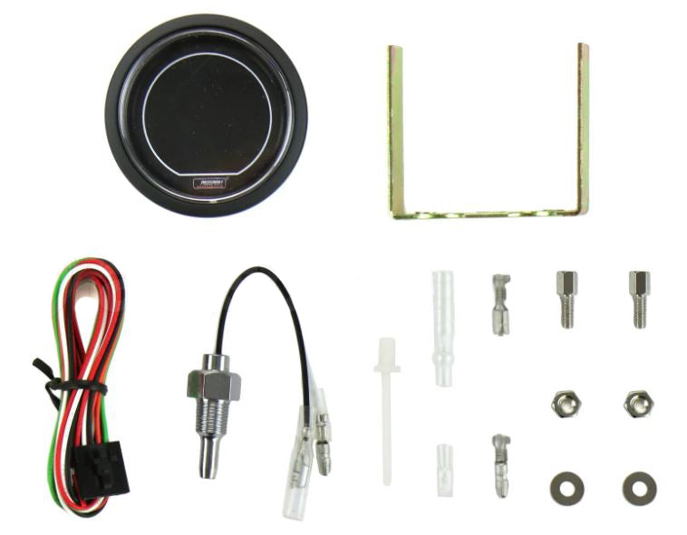 2-1/16" Evo Electrical Green and White Oil Temperature Gauge-