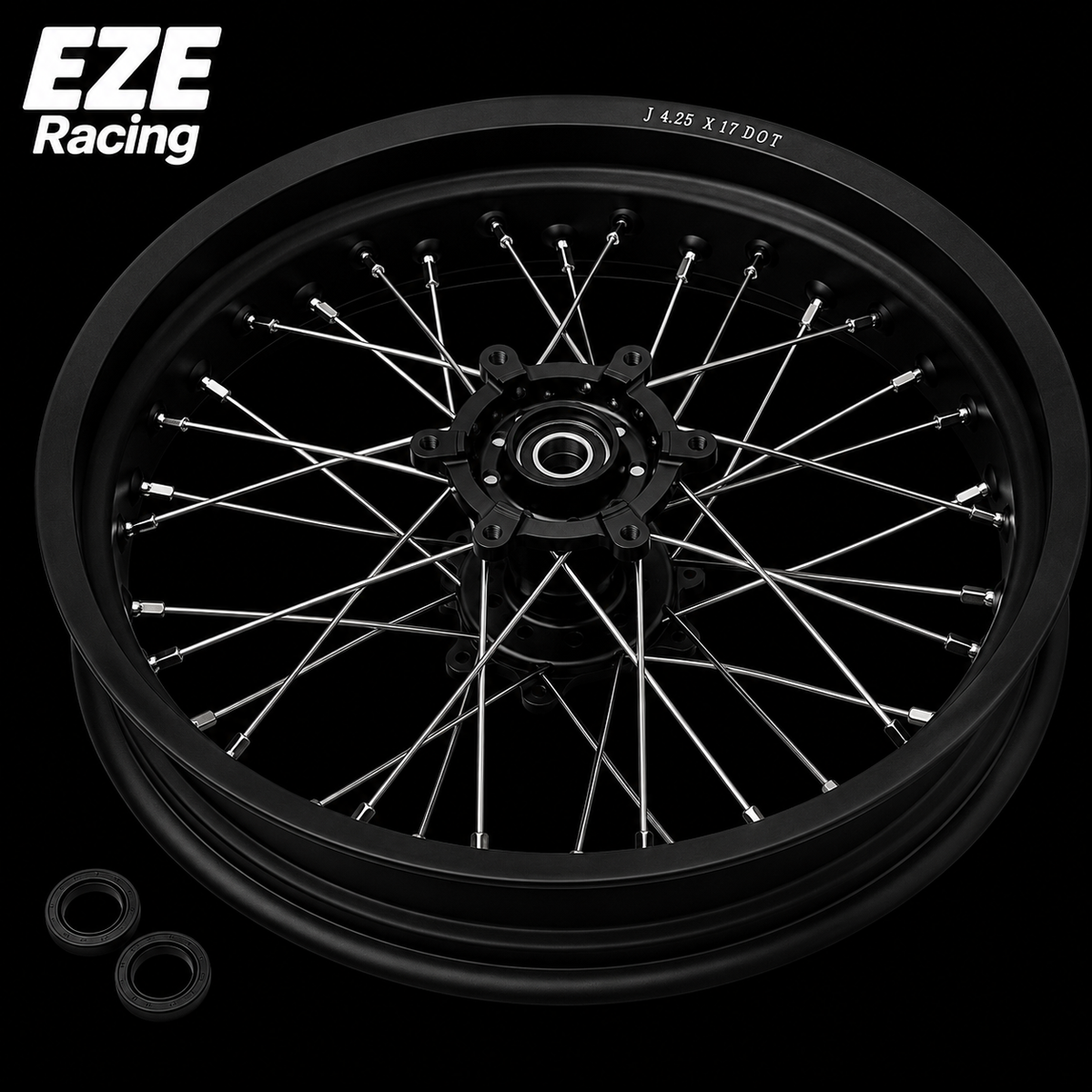 Ultra Bee 17" Supermoto Super Wide Wheel Set