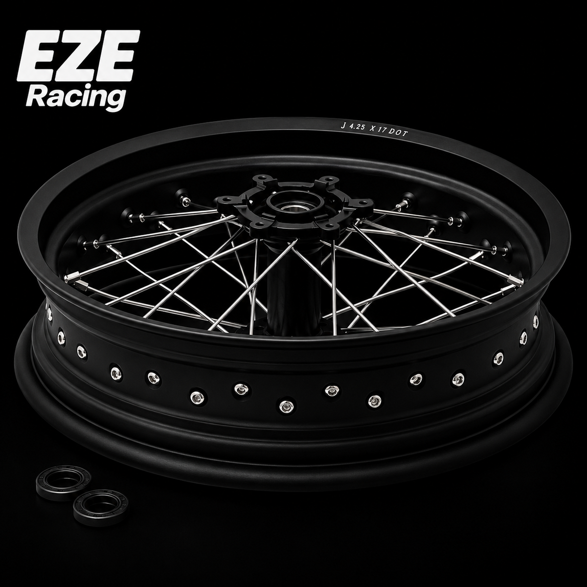Ultra Bee 17" Supermoto Super Wide Wheel Set