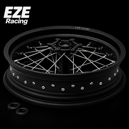 Ultra Bee 17" Supermoto Super Wide Wheel Set