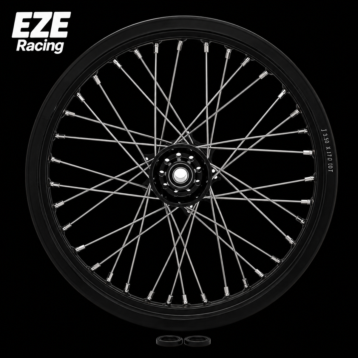 Ultra Bee 17" Supermoto Super Wide Wheel Set
