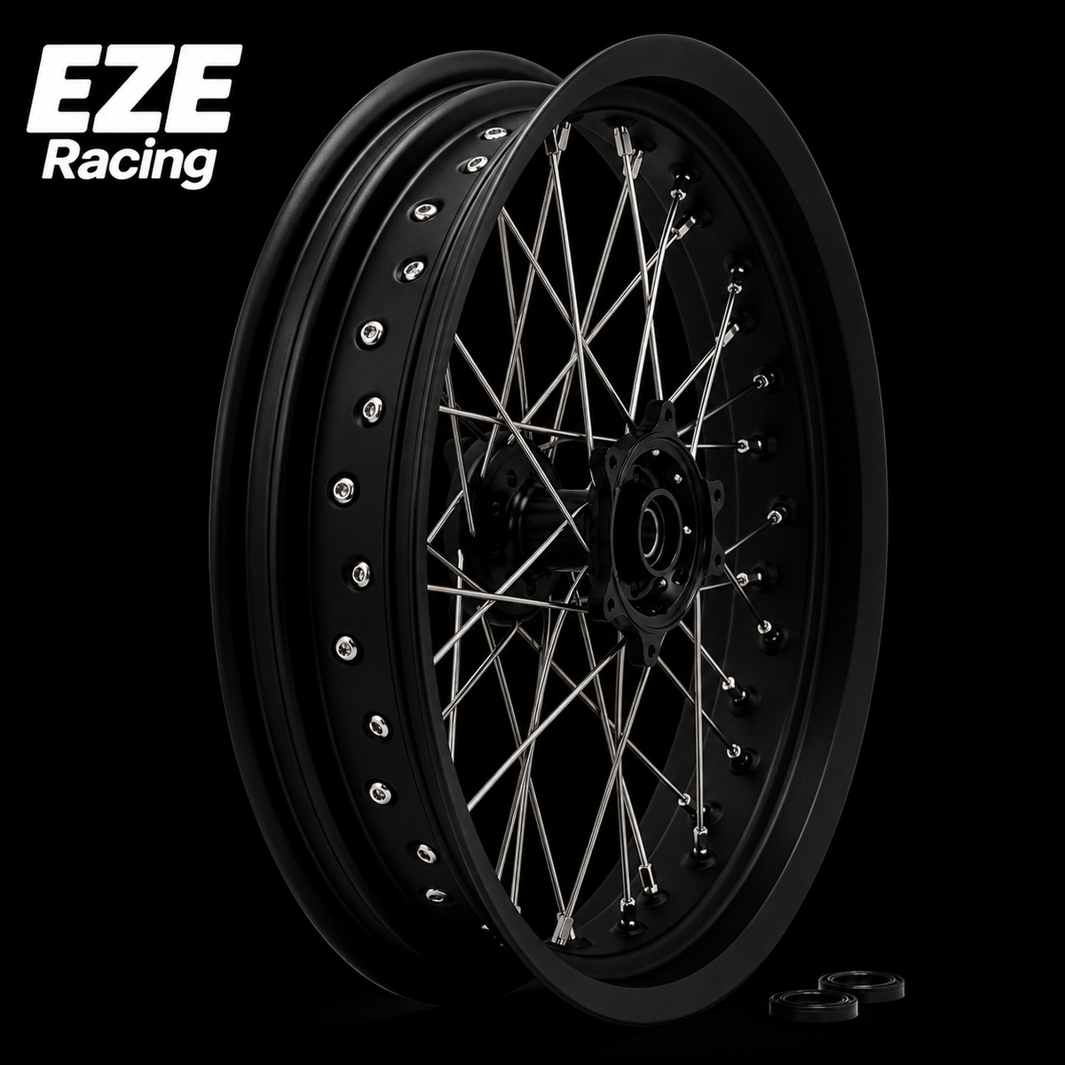 Ultra Bee 17" Supermoto Super Wide Wheel Set