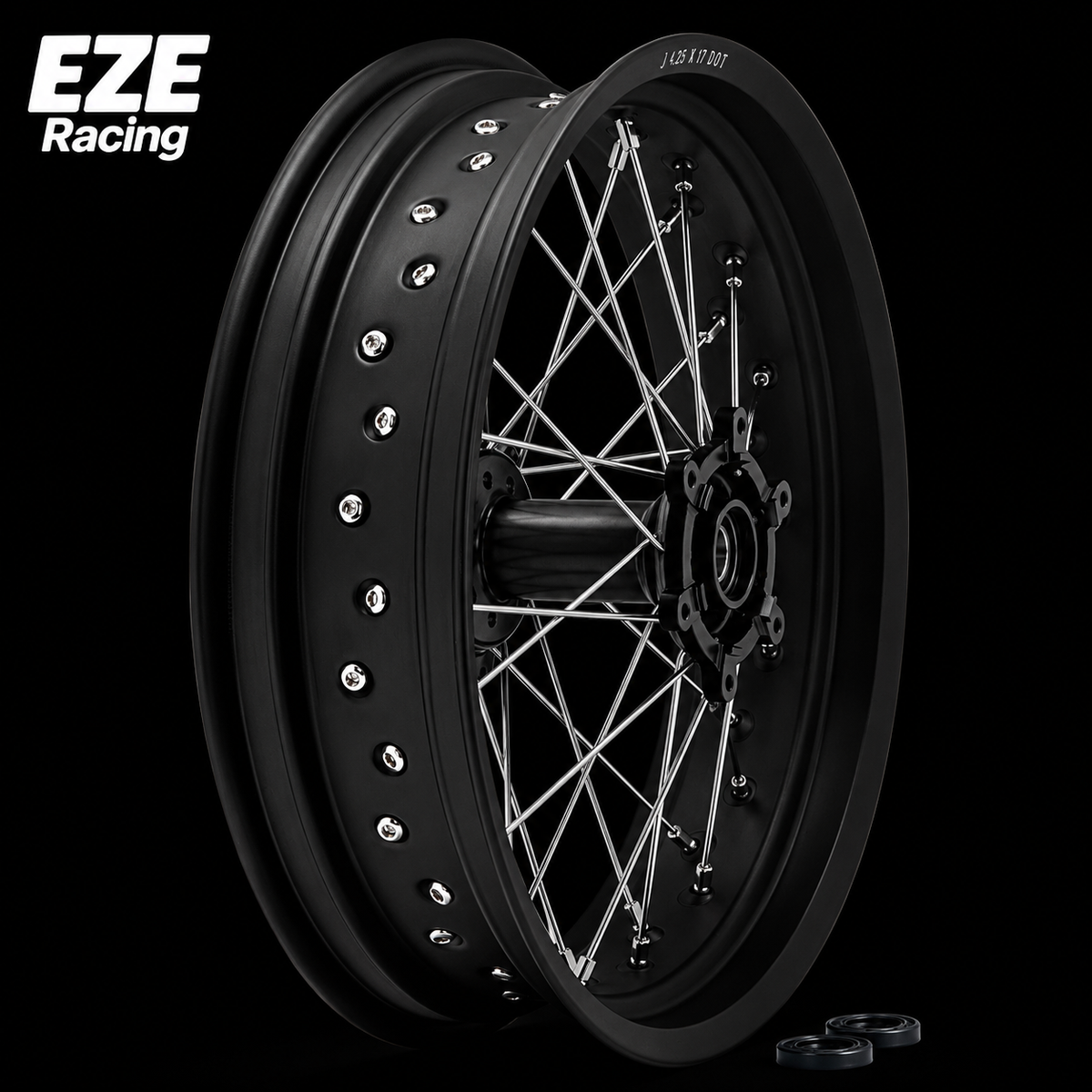 Ultra Bee 17" Supermoto Super Wide Wheel Set