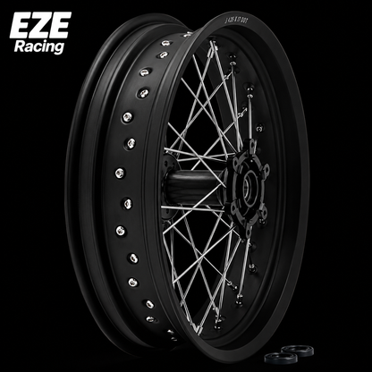 Ultra Bee 17" Supermoto Super Wide Wheel Set