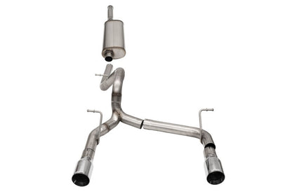 Corsa 18-21 Jeep Wrangler JLU 3.6L 2.75in Sport Cat-Back Exhaust w/ 4in Tips 21124