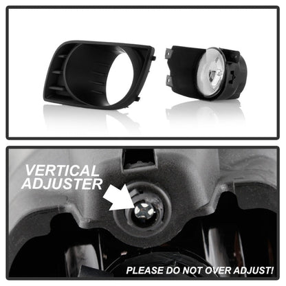 Spyder Toyota Sequoia 08-16 OEM Style Fog Lights w/OEM Fit Switch - Fog Bulbs-4145(Included) - Clear 5087133