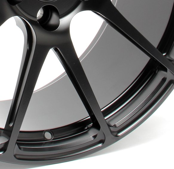 Forgeline GA1R Performance Wheel Set - 2006-2010 BMW M5/M6 Front: 19 x 9 - Rear 19 x 10 - Black - Dinan Center Cap - E60/E63/E64