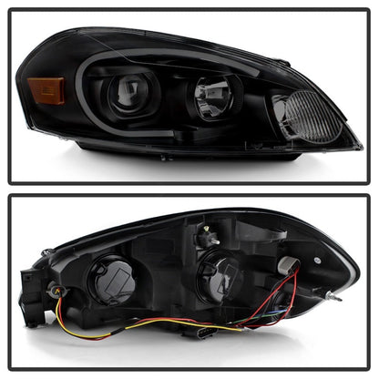 SPYDER xTune 06-13 Chevrolet Impala LED Light Bar Headlights - Black Smoke (PRO-JH-CIM06-LB-BSM) 9042256