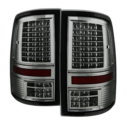 SPYDER xTune Dodge Ram 1500 09-14 - Incandescent Only C Shape LED Tail Lights- Smoked ALT-JH-DR09-LED-CS-SM 9036408
