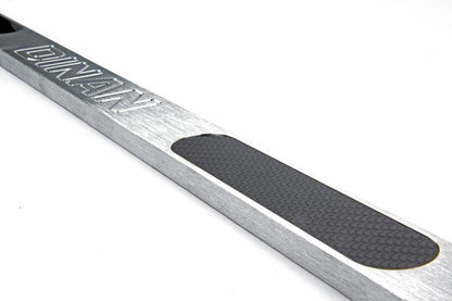 Dinan Shock Tower Brace - 1999-2006 BMW 323i/325i/328i/330i/M3 Rear - Brushed Aluminum w/ Carbon Inlays - E46