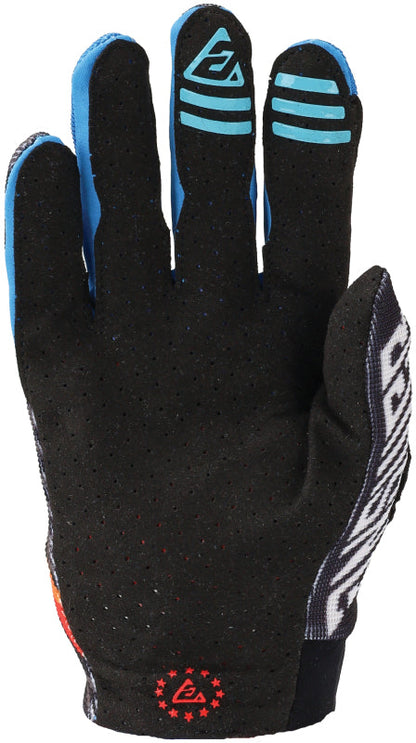Answer 24 Aerlite Drip Gloves Black/White/Rainbow - Medium 442730