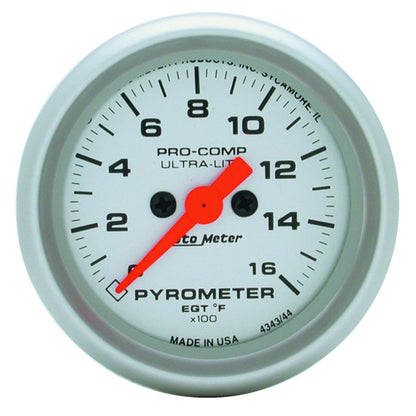 AutoMeter Dsl Gauge Kit A-Pillar W/Spkr Ram 98-02 Boost/Egt 35PSI/1600 Deg. F Ultra-Lite 7094