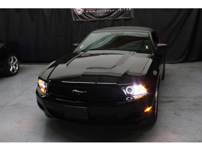 Spyder Ford Mustang 99-04 Projector Headlights LED Halo Black High H1 Low H1 PRO-YD-FM99-1PC-AM-BK 5010445