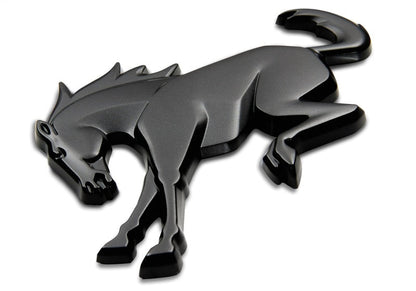 Ford Racing Bronco Rear Emblem - Matte Black M-1447-BRMB