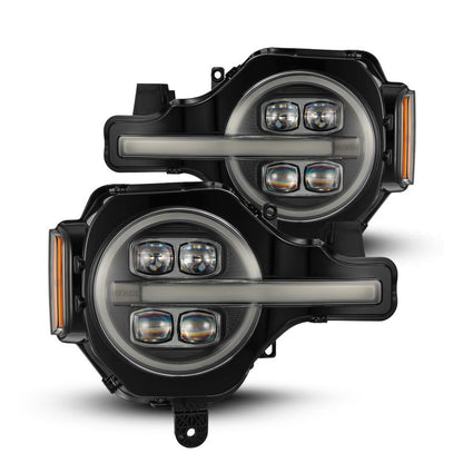 AlphaRex 21-23 Ford Bronco NOVA LED Projector Headlights Black 880260 *Discontinued