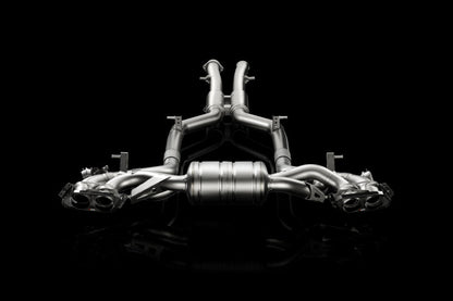 Akrapovic 10-14 AMG SLS Coupe/Roadster Evolution Line Cat Back (Titanium) w/ Carbon Tips S-MESLSAMG/1