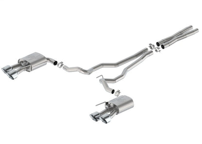 Ford Racing 2024 Mustang 5.0L Sport Cat-Back Exhaust W/Valance - Chrome Tips M-5200-M5SCVA
