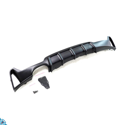 2014-2020 BMW 4 Series (F32/F33/F36) M Performance Style Polypropylene Rear Diffuser | E3Tuning
