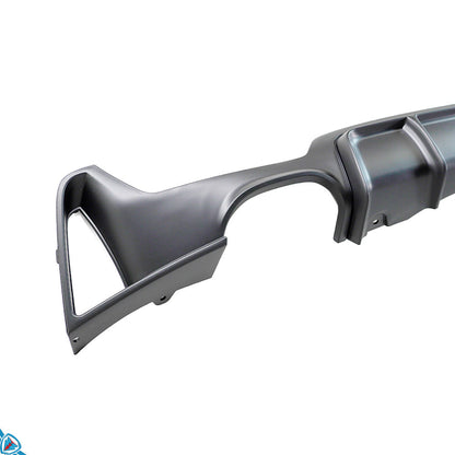 2014-2020 BMW 4 Series (F32/F33/F36) M Performance Style Polypropylene Rear Diffuser | E3Tuning