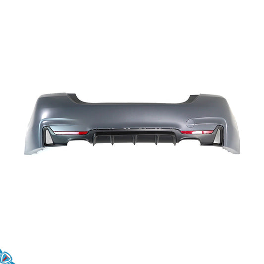 2014-2020 BMW 4 Series (F32/F33/F36) M Performance Style Polypropylene Rear Diffuser | E3Tuning