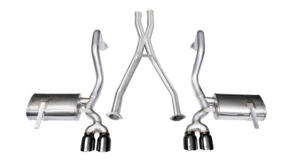 Corsa 97-04 Chevrolet Corvette C5 Z06 5.7L V8 Black Xtreme Cat-Back + XO Exhaust 14114BLK