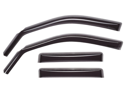 WeatherTech 15-19 Sierra Silverado 2500/3500 CC Front & Rear Side Window Deflectors - Dark Tint