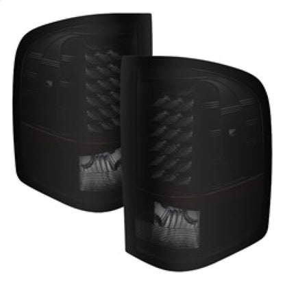 SPYDER Xtune Chevy Silverado 07-13 LED Tail Lights Black Smoke ALT-JH-CS07-LED-BKSM 5077493