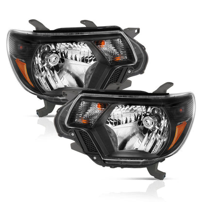 Anzo  2012-2015 Toyota Tacoma Crystal Headlights Black