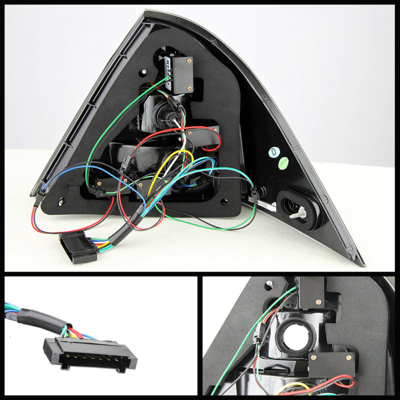 Spyder Mercedes Benz W203 C-Class 05-07 4DR Sedan LED Tail Lights Smoke ALT-YD-MBZC05-LED-SM 5069986