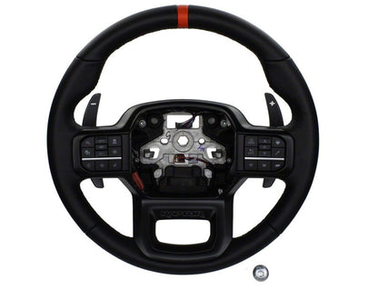 Ford Racing 2021+ F-150 Raptor Steering Wheel Kit - Black M-3600-F15B