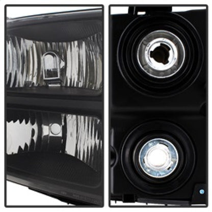 SPYDER Xtune GMC Sierra 07-13 Crystal Headlights Black HD-JH-GSIE07-AM-BK 9034749