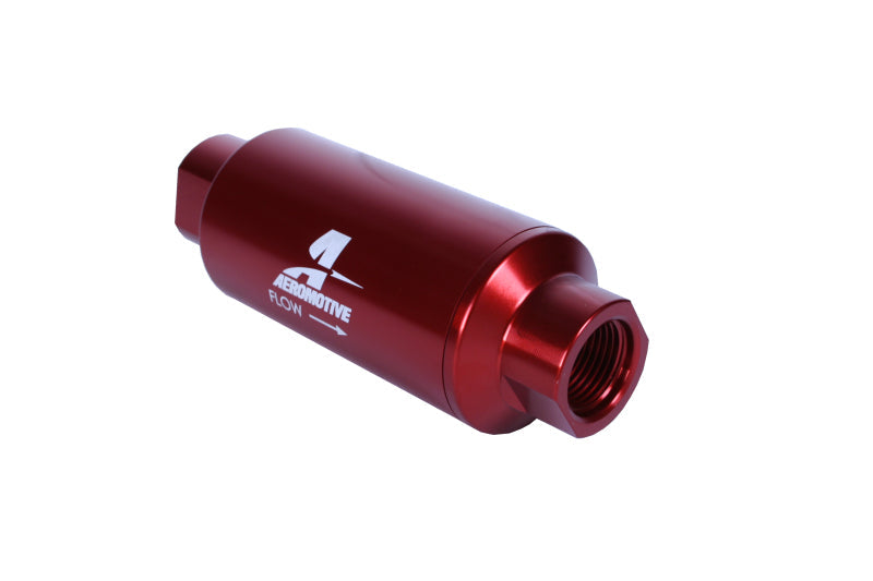 Aeromotive 10-m Microglass Element, Filter, In-Line, ORB-10 Port, Bright-Dip